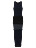 Balenciaga Upside Down Dress — Navy