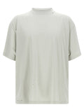 Balenciaga Blackletter Script Print T-Shirt — cream