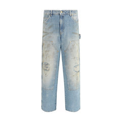 Men's Blue Cotton Jeans Denim Clothing