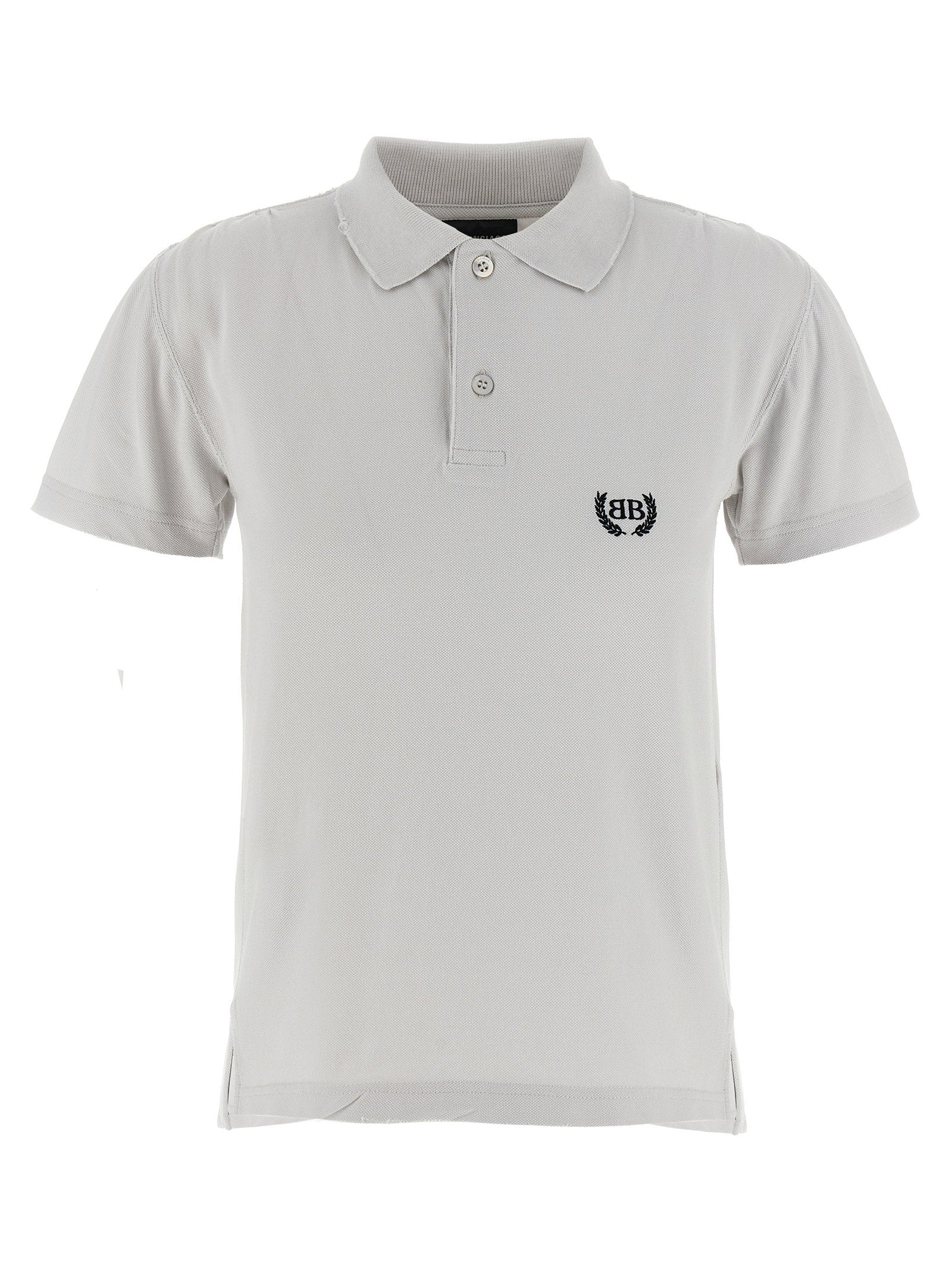 Balenciaga Laurel Polo Shirt — White