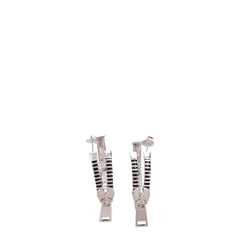 Women's Gray Silver Earrings