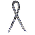 Women's Gray Silk Foulard Accessory