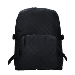 Men's Black Fabric Backpack