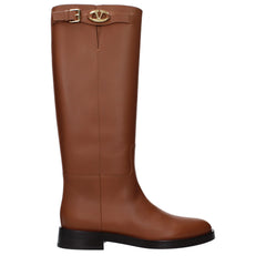 Women's Brown Leather Boots