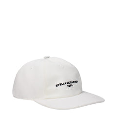 Women's White Cotton Cap (baseball Hat)