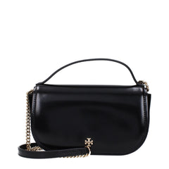 Women's Leather Shoulder Bag Black
