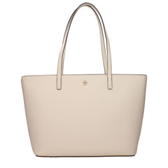 Women's Beige Leather Shoulder Bag