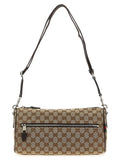 Gucci GG Fabric Shoulder Bag — Beige