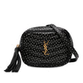 Baby Quilted Chevron Calfskin Monogram Polka Dot Lou Camera Bag