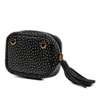 Baby Quilted Chevron Calfskin Monogram Polka Dot Lou Camera Bag