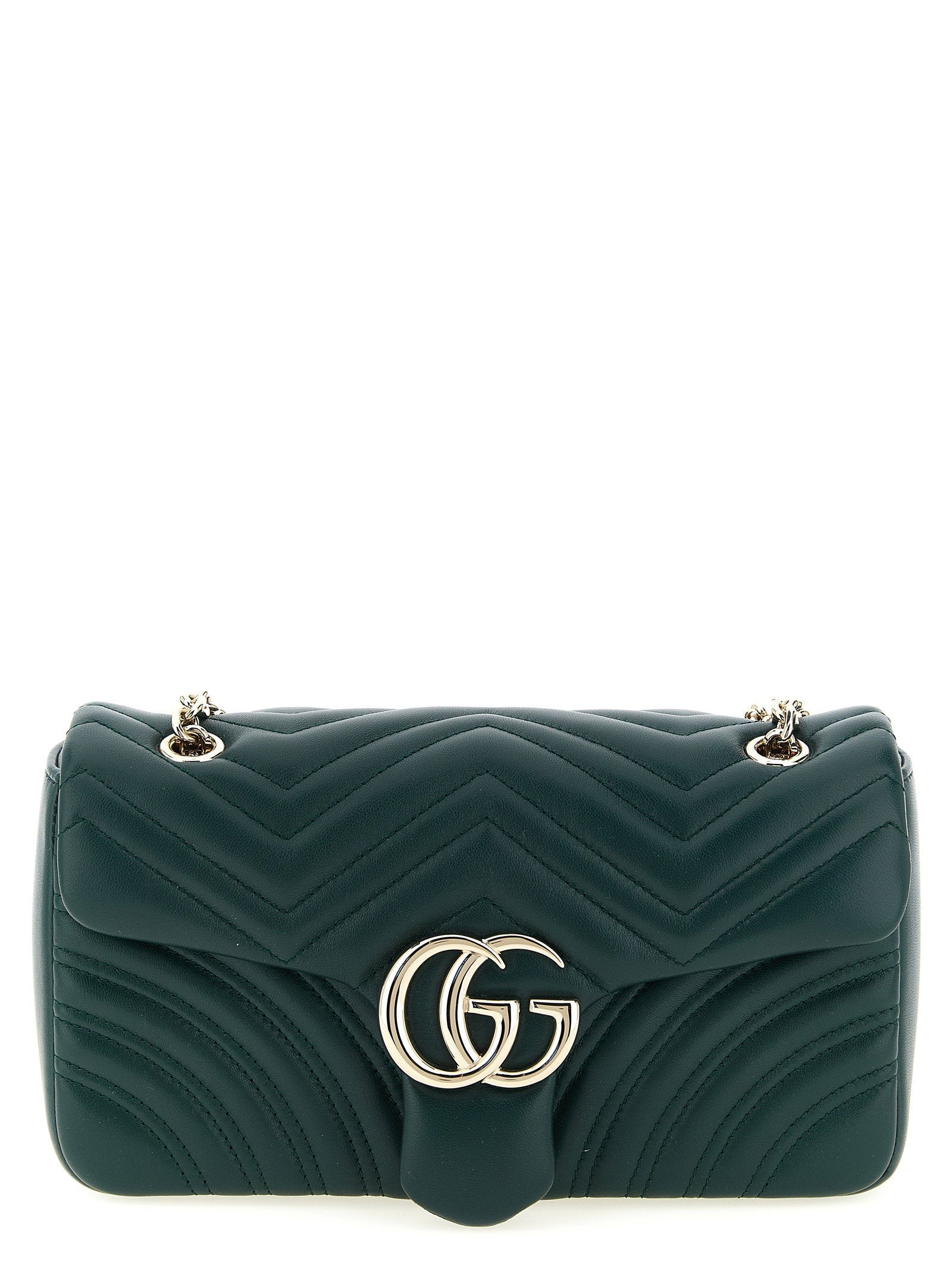 Gucci Marmont Shoulder Bag — Green