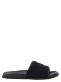 Gucci Padded GG Fabric Slides — Black