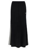 Balenciaga Tracksuit-Style Maxi Skirt — Black
