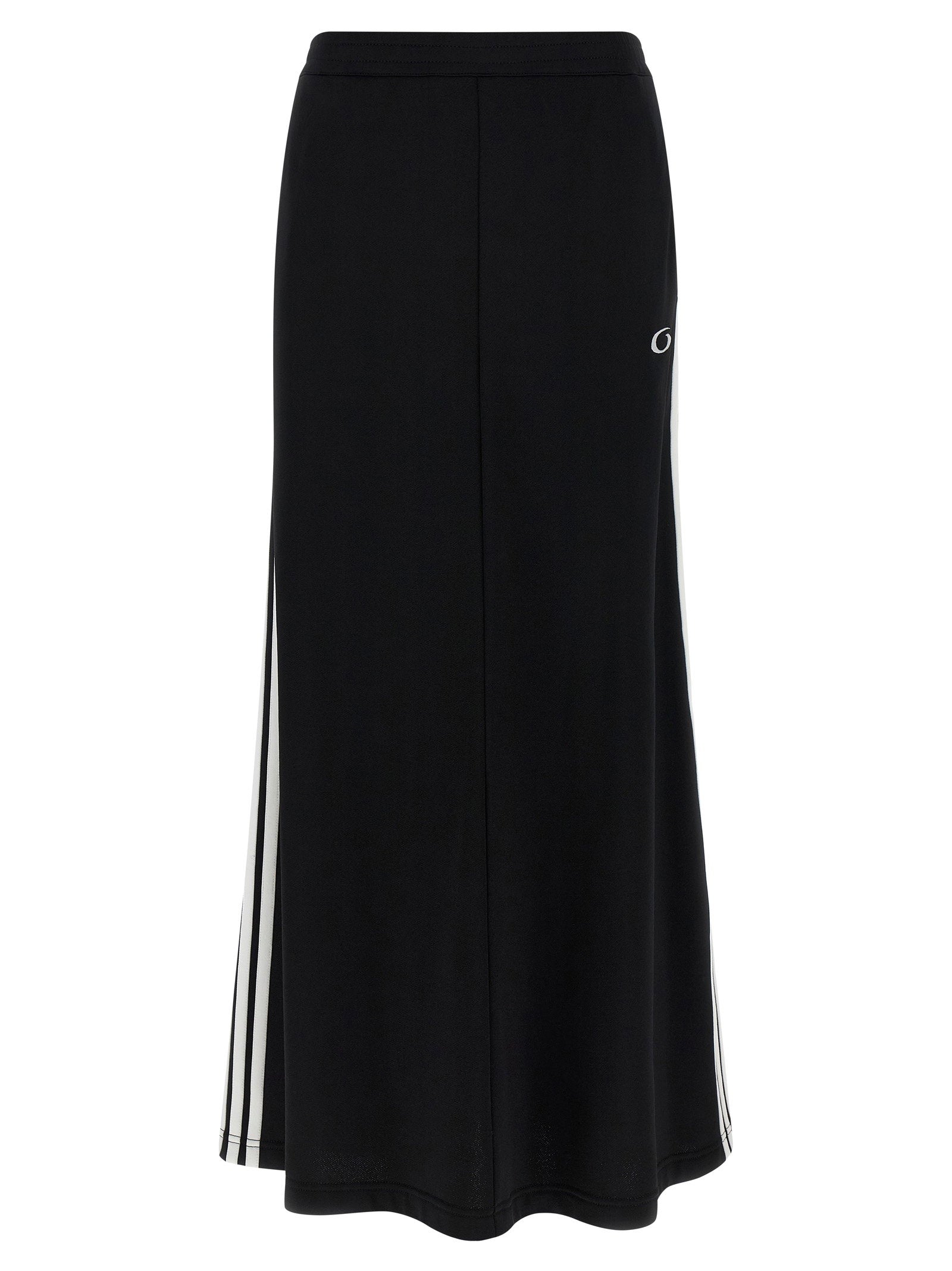 Balenciaga Tracksuit-Style Maxi Skirt — Black