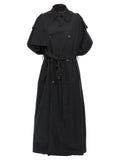 Balenciaga Stole Coat — Black
