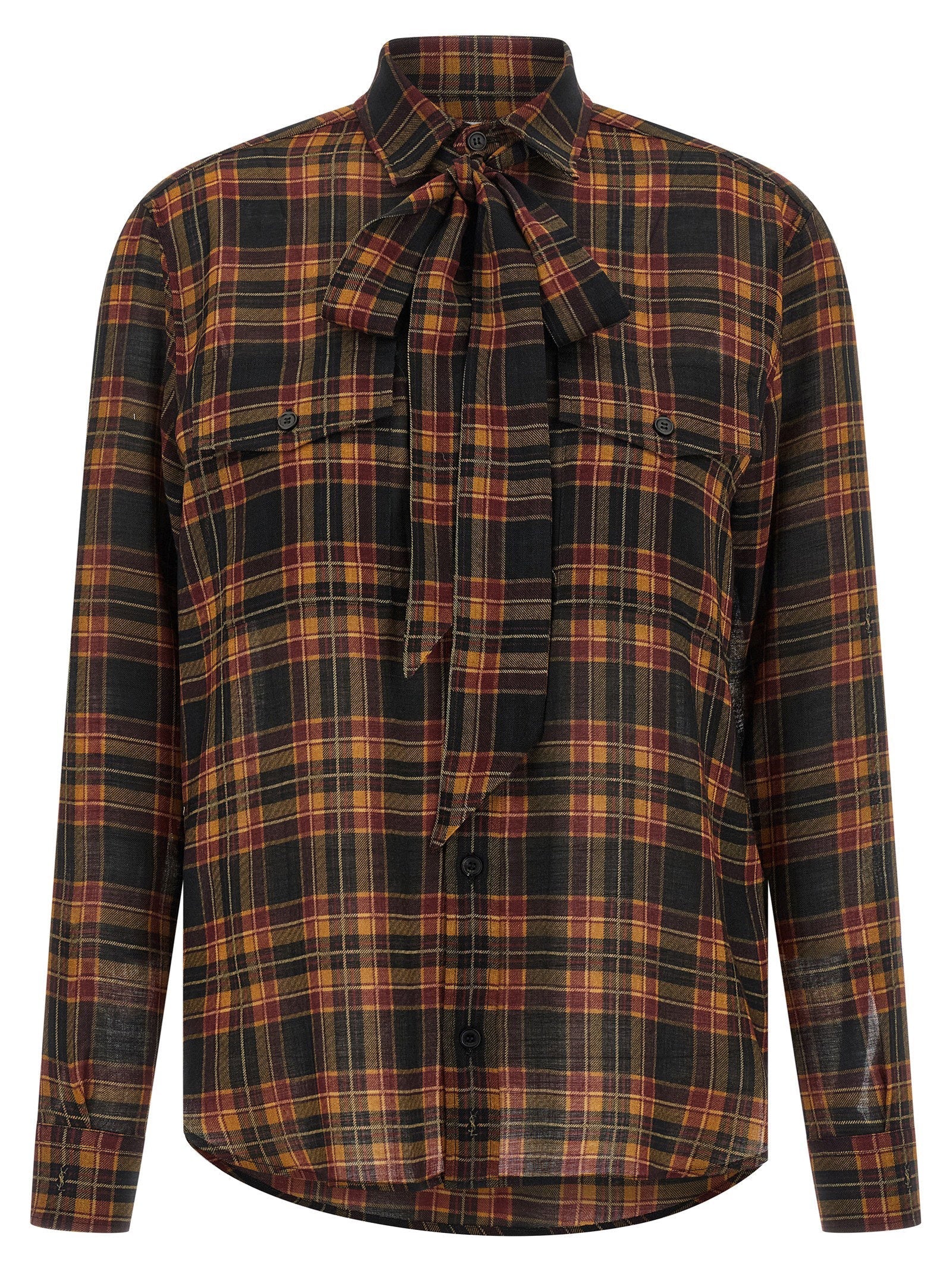 Saint Laurent Cassandre Shirt — Black