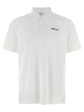 Alexander McQueen Logo-Embroidered Piqué Cotton Polo Shirt — White