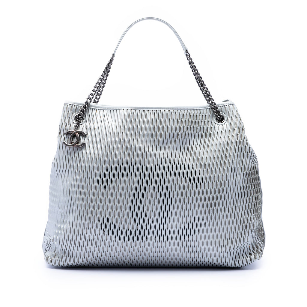CC Perforated Leather Tote