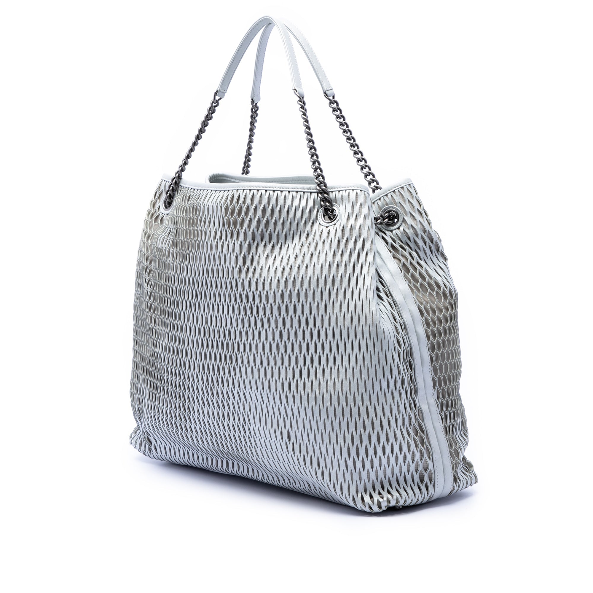 CC Perforated Leather Tote