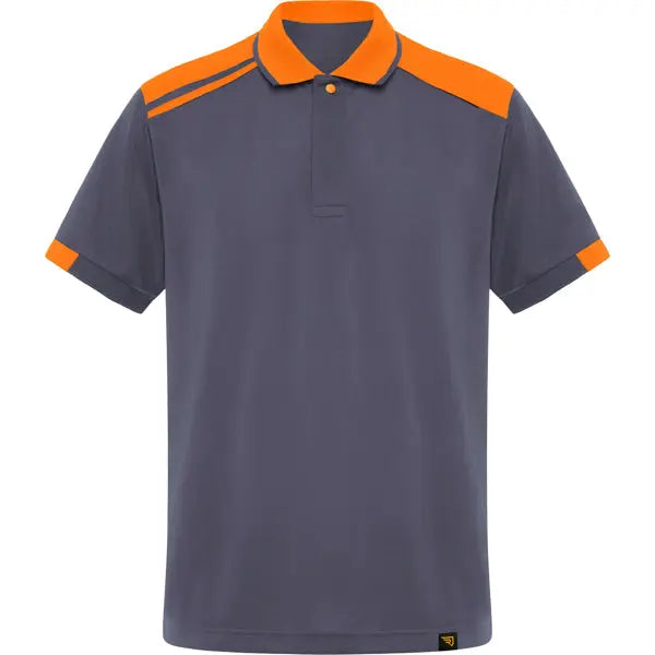Polo de manga corta antibacteriano con colores combinados Vetonek