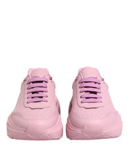 Men's Pink Leather Daymaster Low Top Sneakers Shoes Calfskin