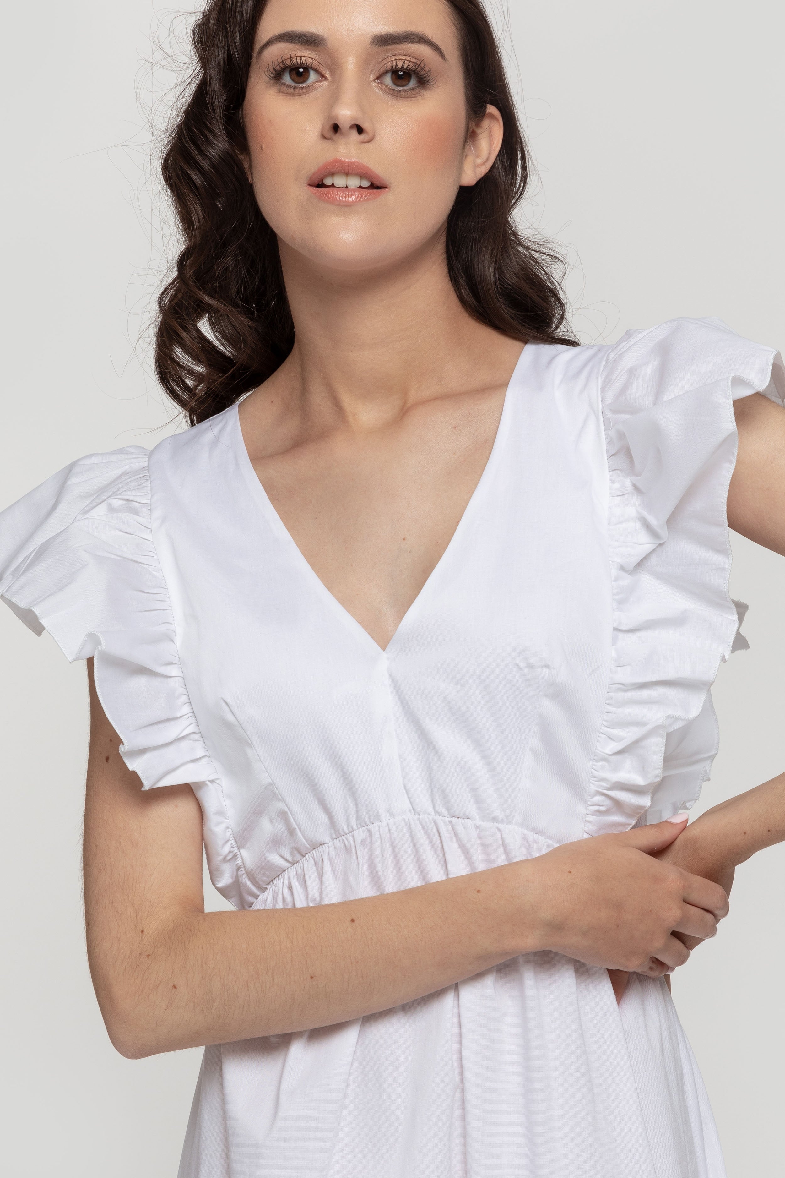 VESTIDO  VOLANTE