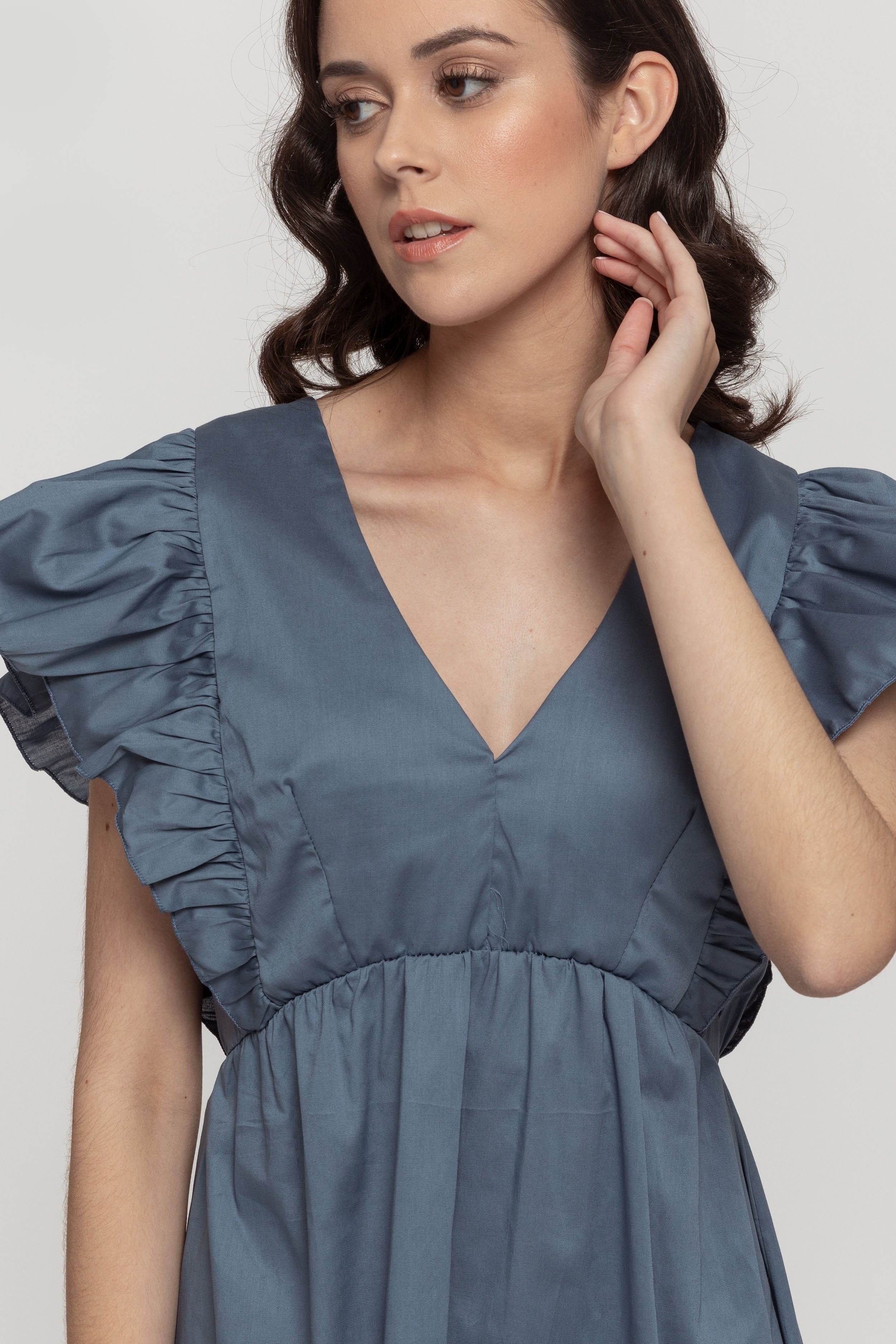 VESTIDO  VOLANTE