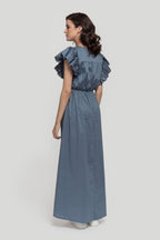 VESTIDO  VOLANTE