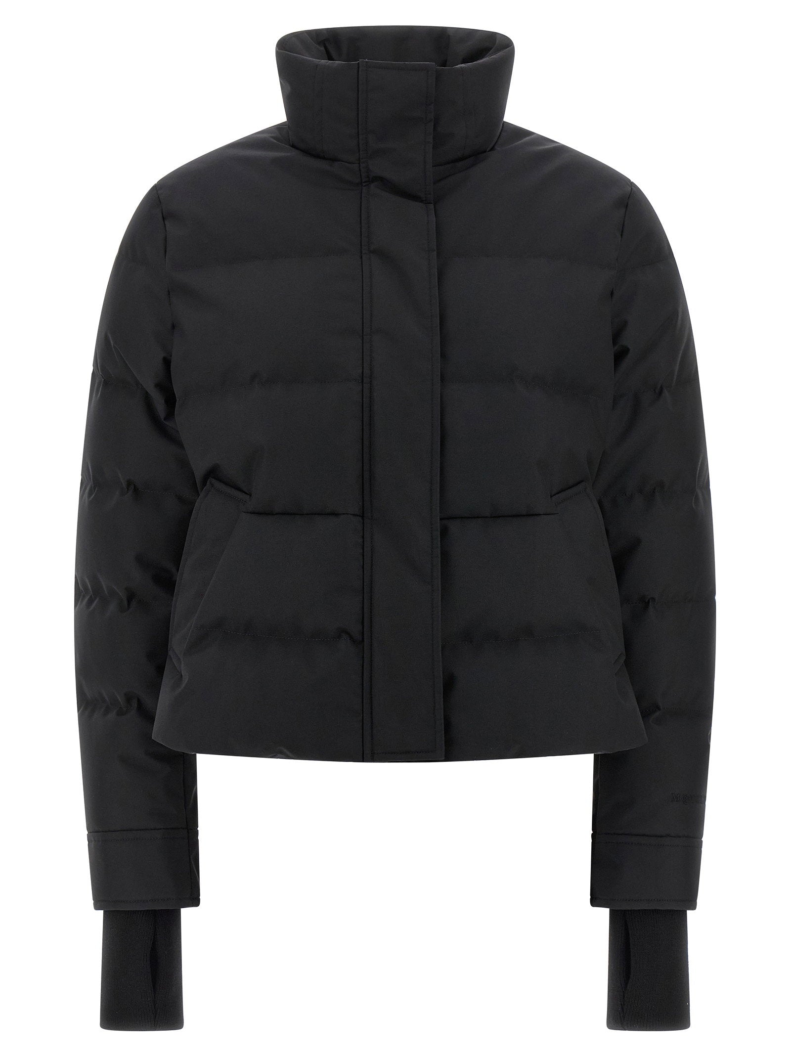 Alexander McQueen Quilted Goose Down Down Jacket — Black