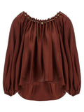 Zimmermann Blouse — Burgundy