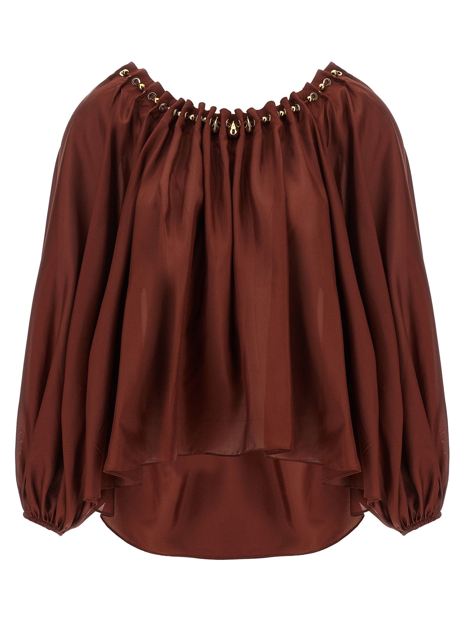 Zimmermann Blouse — Burgundy