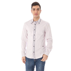 Rosa Cotton Men Shirt Pink
