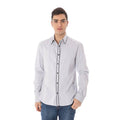 Azzurro Cotton Men Shirt Blue