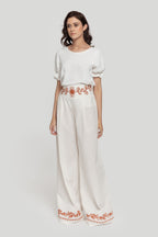 PANTALON  BORDADOS