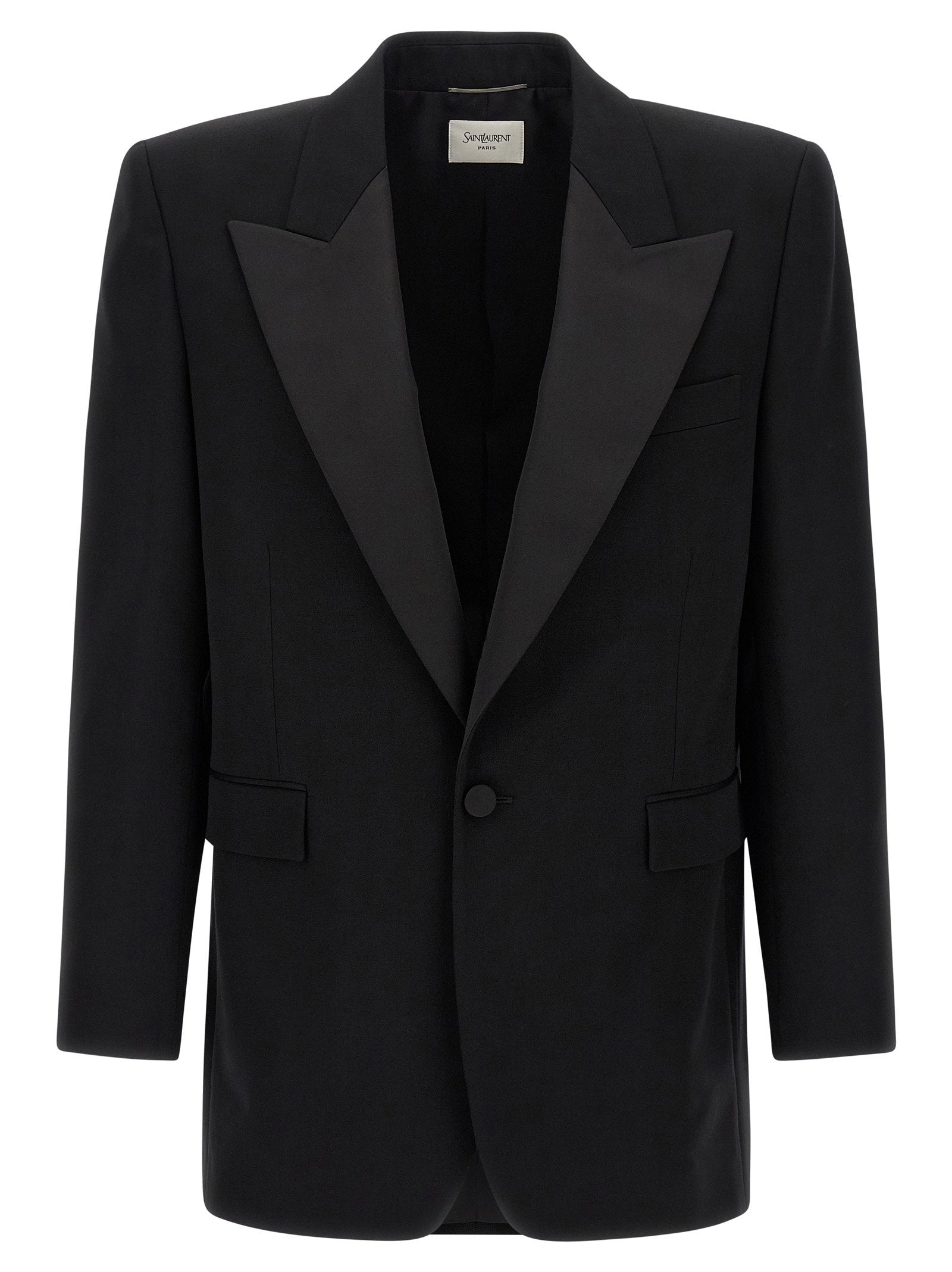 Saint Laurent Smoking Blazer — Black