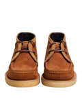 Men's Brown Suede Nubuck Leather Desert Ankle Boots Shoes