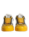 Men's Multicolor Miami Low Top Sneakers Shoes Calfskin Leather
