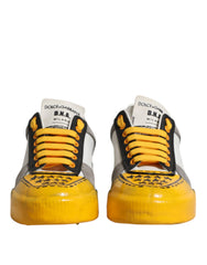 Men's Multicolor Miami Low Top Sneakers Shoes Calfskin Leather