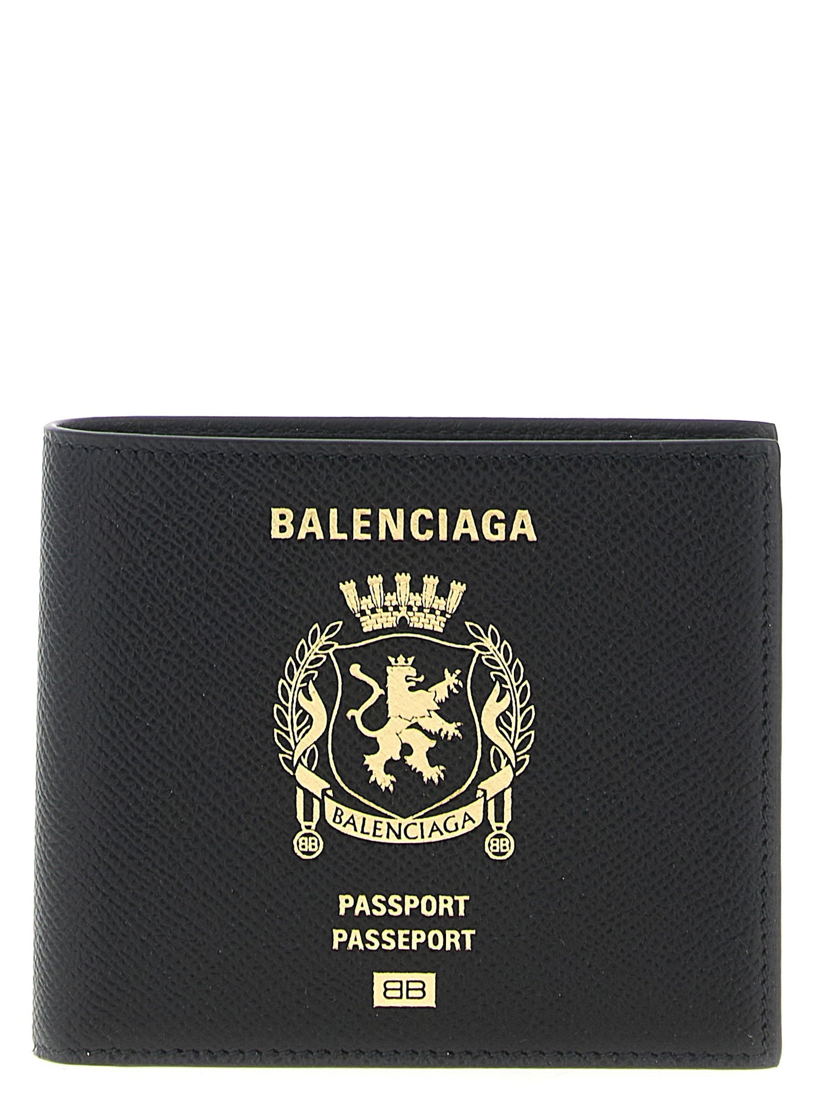 Balenciaga Passport Wallet — Black