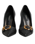 Women's Heel Black Leather