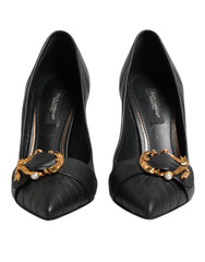 Women's Heel Black Leather