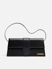 Women's Black Leather Le Bambino Long Bag