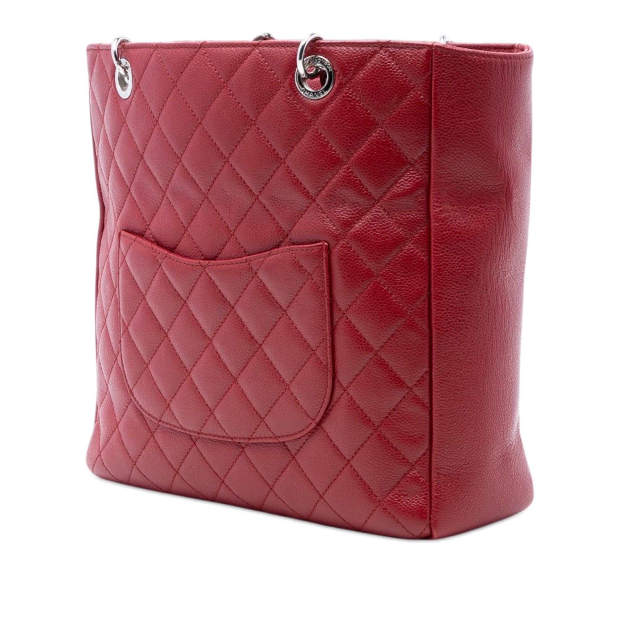 Caviar Vertical Grand Shopping Tote