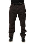 Men's Cotton Stretch Cargo Pants Brown