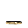 Women's Gold Leather Regular Belt
