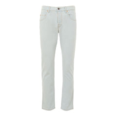 Men's Blue Cotton Relaxed Fit Jeans Clothing