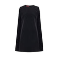 Women's Black Wool Casual Dress