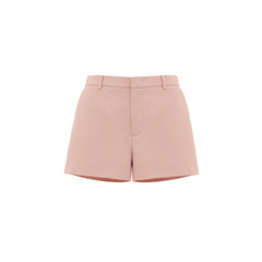 Women's Pink Wool Shorts