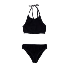 Women's Black Polyamide Bikini Clothing