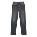 Women's Gray Cotton Relaxed Fit Jeans Clothing